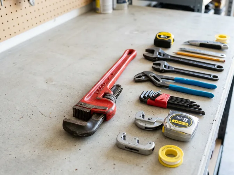 Professional plumbers in Wonewoc, WI equipped with top-tier tools for residential and commercial plumbing services.